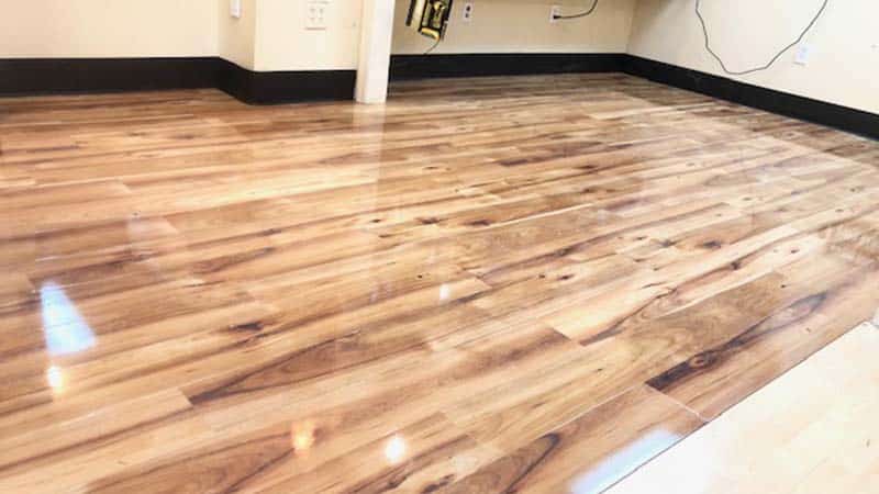 After-hardwood floor